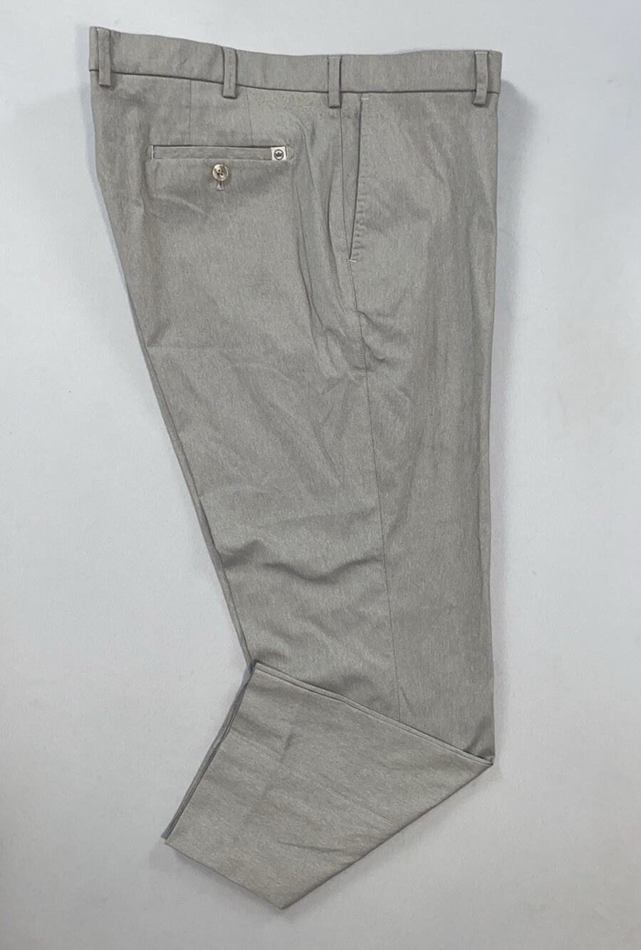 Peter Millar MF20EB50FB Men's Crown Sport Performance Chino Pants. Gray, 40X27.5